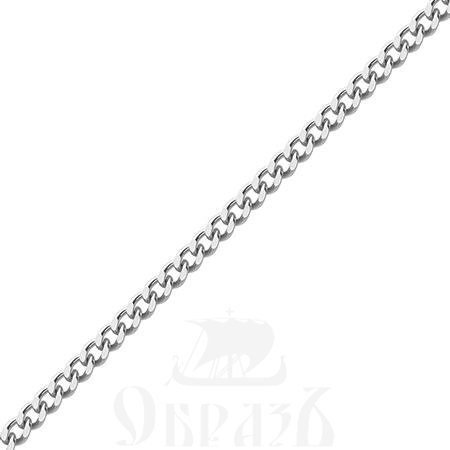 цепь плетение "панцирное" с алмазной огранкой серебро 925 пробы (арт. 9007060)